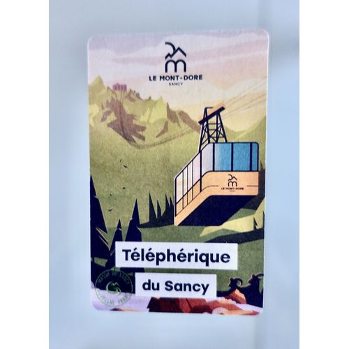 Ticket Périmé Téléphérique Du Sancy. Le Mont-Dore.