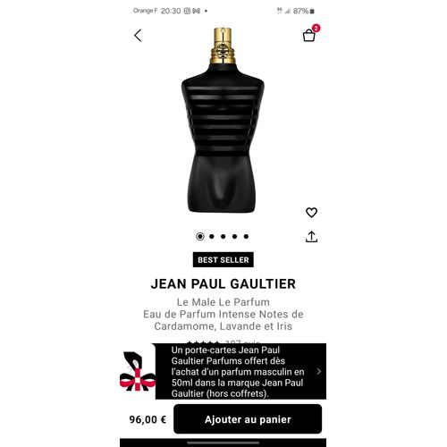 Parfum Le Mâle De Jean Paul Gaultier 75 Ml 