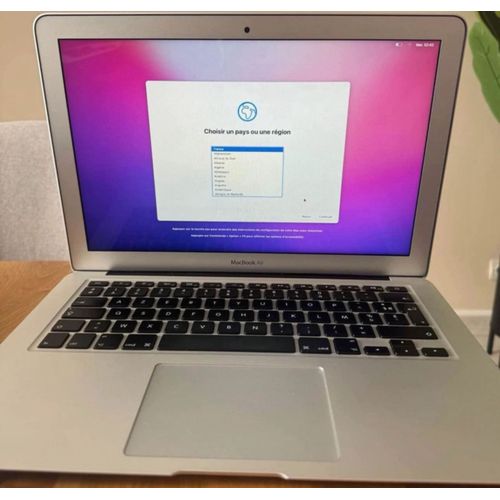 Apple MacBook Air MQD42FN/A Mi-2017 - 13.3" Intel Core i5 - 1.8 Ghz - Ram 8 Go - SSD 256 Go - Azerty - Argent