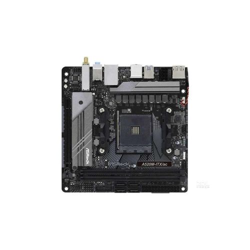 Carte mère ASROCK A520M-ITX/ac AMD A520 Socket AM4 DDR4 64GB Mini-ITX