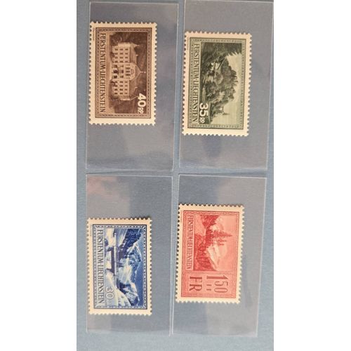 Lot 053 : 4 Timbres Neufs Excellent État Gomme Intacte Et Sans Charnière Du Liechtenstein