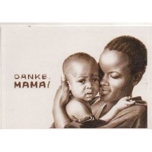 Carte Postale Theme Femmes Enfants- Danke Mama !