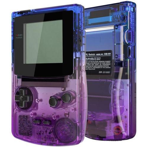 Game Boy Color Transparent Dégradé Bleu-Violet