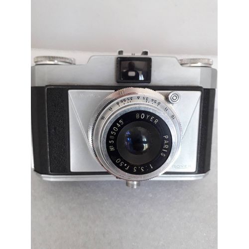 APPAREIL PHOTO ROYER SAVOYA ARGENTIQUE 35mm objectif BOYER PARIS 50/3.5 1958