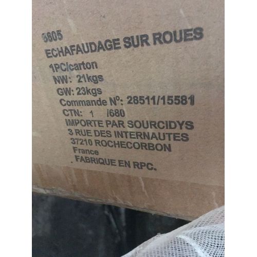 Echafaudage - Neuf