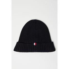 Coffret bonnet et écharpe Tommy Hilfiger en coton biologique noir