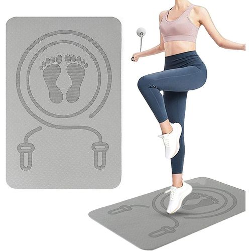 Tapis De Corde À Sauter, Tapis De Fitness Antidérapant De 40x60cm, Tapis D'absorption Des Chocs Tpe Exercise, Tapis De Yoga Pour Femmes
