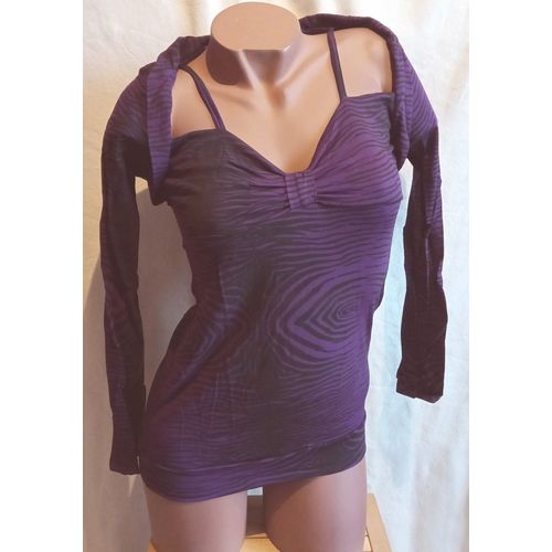 Top Violet Graffic