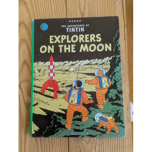The Adventures Of Tintin Explorers On The Moon 2009 Egmont Uk