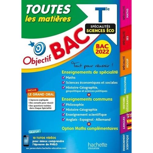 Toutes Les Matières Tle Spécialités Sciences Éco
