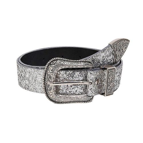 Sequined Waistband Punk Glitter Style Studded Belt Waistband For Girls