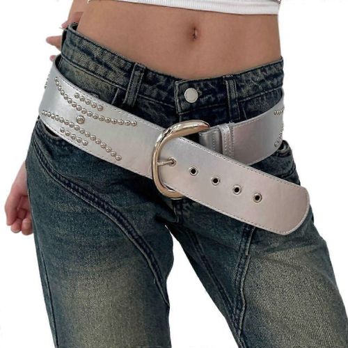 Cool Cowgirl Wide Belts For Jeans Studded Belt For Punk Girls Street