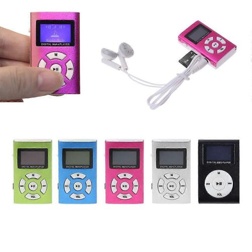MX-808 Mini USB Aluminium LCD Écran 32 Go Micro SD TF Carte Numérique Musique MP3 pour