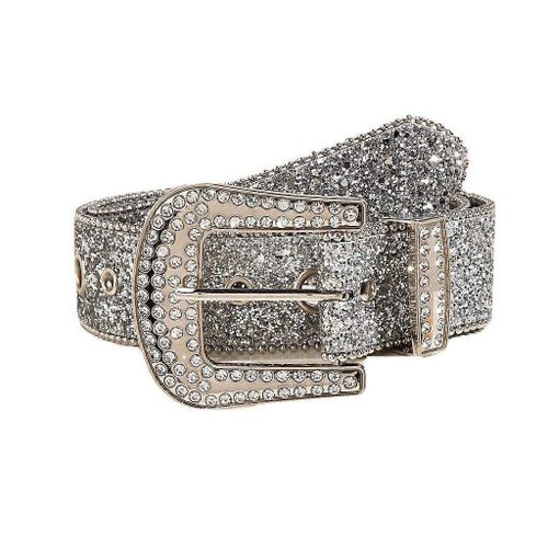 Unique Waist Belt Shinning Full Diamond Belt For Woman Men Jeans Formal Dress