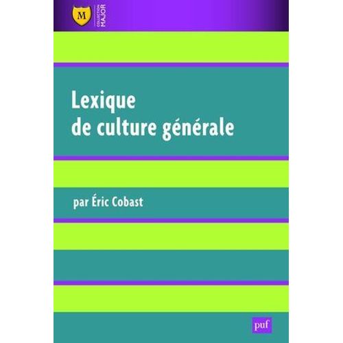 Lexique De Culture Générale