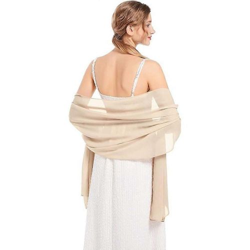 Mariée Châle De Soirée Robes De Mariage Châle Femmes Châle En Mousseline Douce Coulant