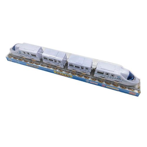 Jouet de train sans rails Bébé Train en plastique Train à grande vitesse Modèle Jouet de train réaliste Jouet de culbutage Mode de train à grande vitesse