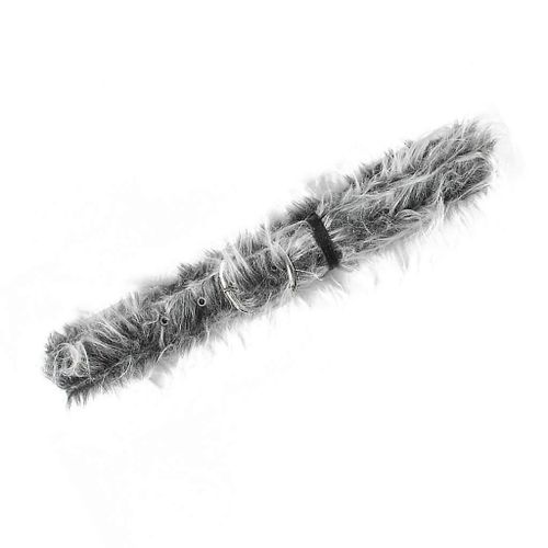 Ceinture Élégante En Cuir Pu Souple Unique Fourrure Fourrure Patchwork Sangle De Taille Pour Les Femmes