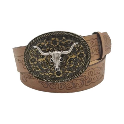 Rock Fan Waist Belt With Metal Buckle Pu Belt For Jeans Coat Skirt Decors