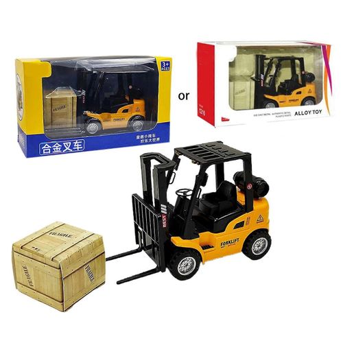 Bébé Voiture Jouet Inertie Modèle Camion Moulé Sous Pression Alliage Voiture Jouet Éducatif Chariot Élévateur Pullback Véhicule pour Enfants Garçons Cadeau