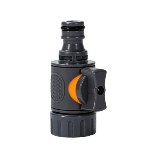 Easy Install Garden Hose Quick Connector With Switch For Plant Watering Needs