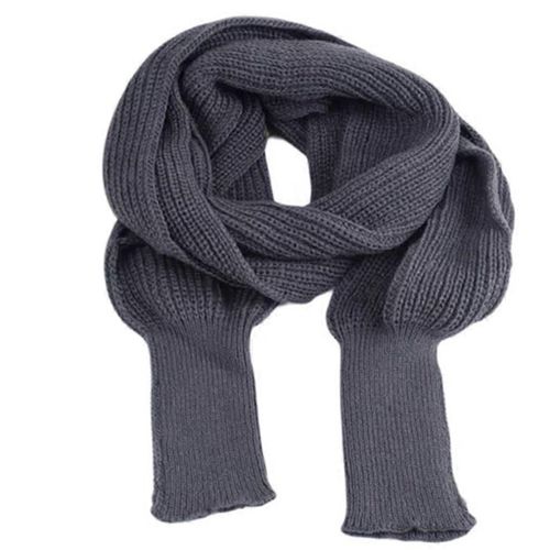 Châle Tricoté Avec Manches Pull Foulard Hiver Foulard Chaud Tricoté Foulards