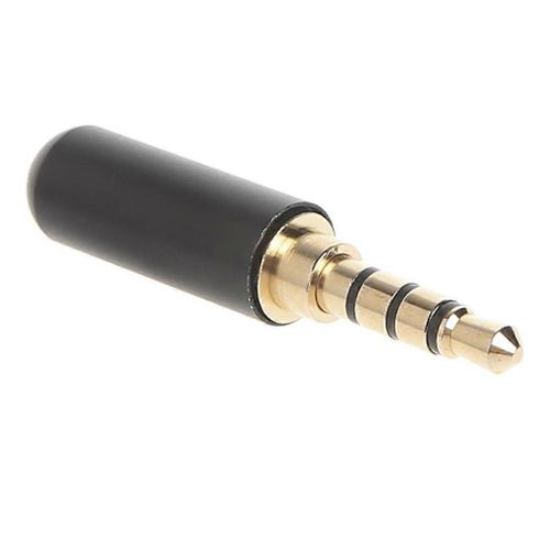 Connecteur de câble audio DIY de type soudure de 3,5 mm Câble de casque plaqué or