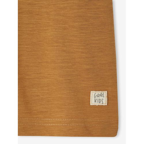 T-Shirt Personnalisable Garçon Manches Courtes Ocre