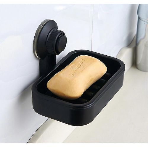 Porte-savon avec ventouse, porte-savon de douche 3kg Support étanche pour salle de bain douche carrelage mural, boîte à savon avec ventouse