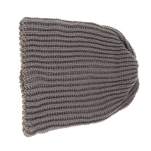 Unisexe Femmes Hommes Tricot Baggy Beanie Béret Hiver Chaud Oversize Ski Cap Chapeau