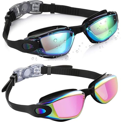Lunettes De Natation Pour Enfants, Pack De 2 Lunettes De Natation Pour Enfants Garçons Et Filles Âgés De 3 À 14 Ans