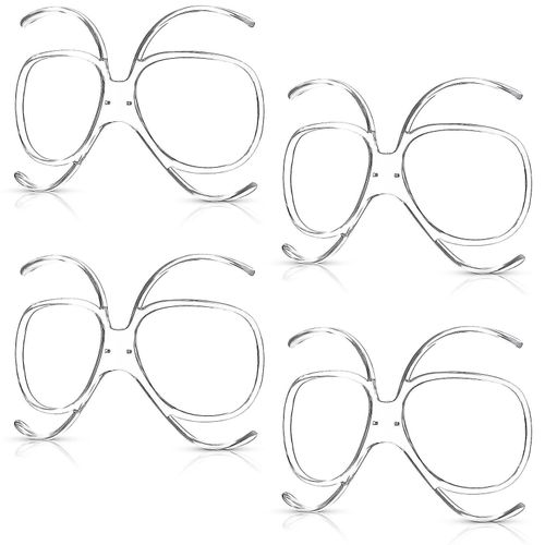 4 Pièces De Prescription De Lunettes De Ski Rx Insert Adaptateur Optique Ski Et Snowboard Lunettes Insert Adaptateur Optique Insert-Hao