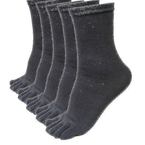 5 Paires Hommes Sports Course À Cinq Doigts Chaussettes Orteils Élastique Short Salissures Dg