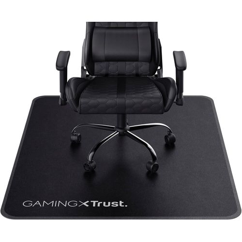 Trust Gaming Gxt 715 Tapis De Chaise Pour Les Chaises De Jeu Ou De Bureau, Matériau Résistant, 99 × 120 Cm, Protège Les Sols, Planchers, Parquets, Pour Gaming Et Le Travail - Noir
