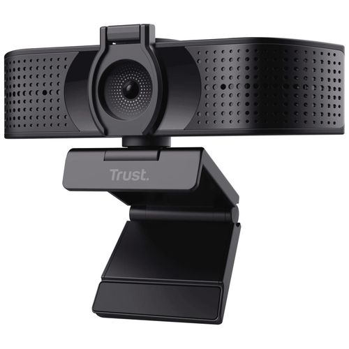 Trust Teza 4K Ultra HD Webcam, 3840x2160, avec 2 Microphones Intégrés et Autofocus, USB Plug & Play