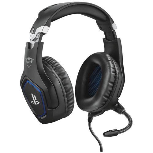 Trust Gaming Casque Gamer PS4 et PS5 avec Licence Officielle pour Playstation GXT 488 Forze-G, Microphone Flexible Repliable - Noir
