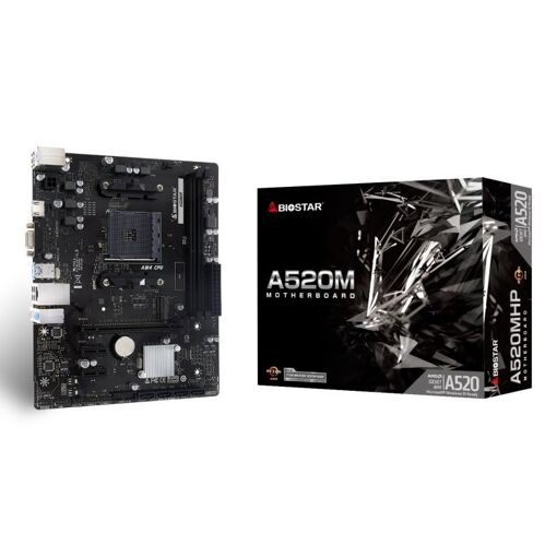 Biostar A520MHP carte m&egrave;re AMD A520 Emplacement AM4 m