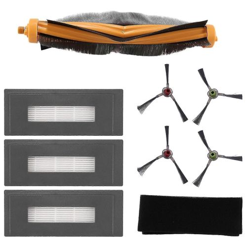 Kit d'accessoires de remplacement compatible avec l'aspirateur robotique Deebot Ozmo 930, 1 brosse principale 3 h