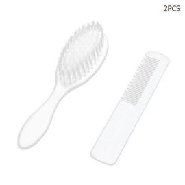2 Pcs Baby Hair Brush Peign Set Pour Nouveau-Nés Tout-Petits Bébé Sécurité Cuire Massage