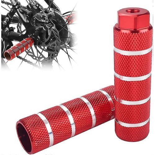 8mm Bike Pegs Aluminium Anti-Slip Bmx Pegs Universal, 1 Paire De Repose-Pieds Stunt Pedal, Accessoires De Sport Pour Vtt, Bmx, Vélo De Route, Vtt