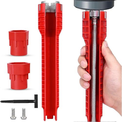 8 en 1 Robinet & Évier Installateur Clé Pour Cuisine Plomberie Réparation Robinet Clé Évier Installateur Tool(sn-5931