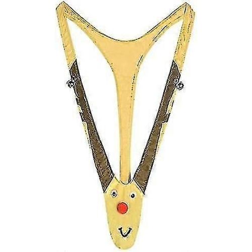 Cadeau De Noël Gag Rennes Sous-Vêtements Mankini Hommes String Costumes Avec Cloches Farces Pour Éléphant Blanc Échanger Cadeaux Saint-Valentin