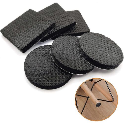 60 Pièces Coussinets En Caoutchouc Antidérapants, Pieds En Caoutchouc Coussinets De Protection De Meubles Auto-Adhésifs, Coussinets De Protection Pour Plancher En Bois, Table, Chaise, Pieds De Lit