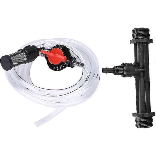Injecteur d'engrais Injecteur + Interrupteur + Filtre + Kit de tube d'eau G3 / 4