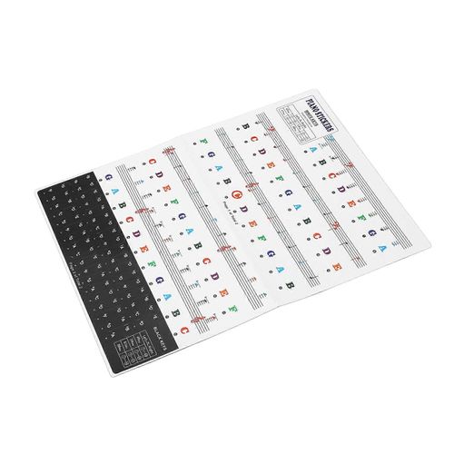 Autocollants De Clavier De Piano Pour 88 61 54 49 Touches Pvc Amovible Clavier De Piano Lettres Pour Débutants Et Enfants