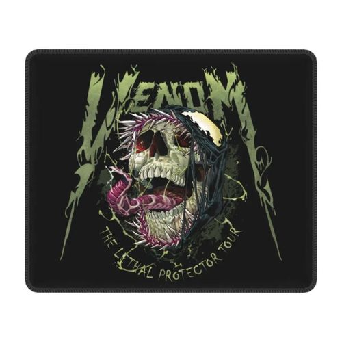 Tapis de souris personnalise Heavy Metal Venom pour gamer, base en caoutchouc antiderapante, bord verrouillé, pour ordinateur portable, bureau, PC