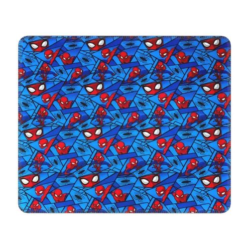 Tapis de souris de jeu personnalise avec base en caoutchouc antiderapant, motif Spiderman, tapis de souris pour ordinateur portable de bureau, tapis en toile d'araignée
