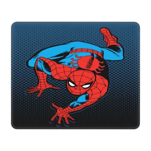 Tapis de souris de jeu personnalise avec base en caoutchouc antiderapant, motif Spiderman, tapis de souris pour ordinateur portable de bureau, tapis en toile d'araignée