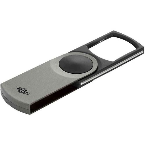 Wedo Loupe Rectangulaire Swing-It À Led, Argent Métallique