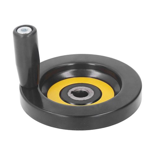 Volant de scie à table 12mm Trou central 100mm Diamètre extérieur avec poignée tournante pour tour fraiseuse Meuleuse